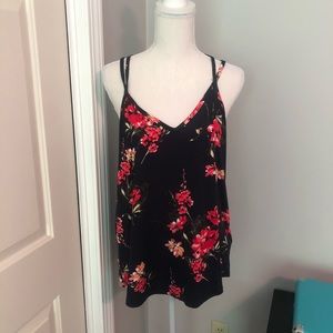 Papermoon (Stitch Fix) ‘Basima’ Navy Floral Top